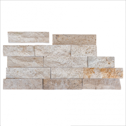 Parement Travertin CLASSIC MIX BLx5x2.2 cm