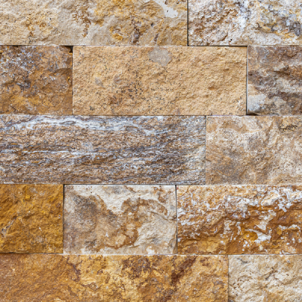Parement Travertin SCABOS BLx10x2.2 cm