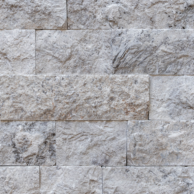 Parement Travertin SILVER BLx10x2.2 cm