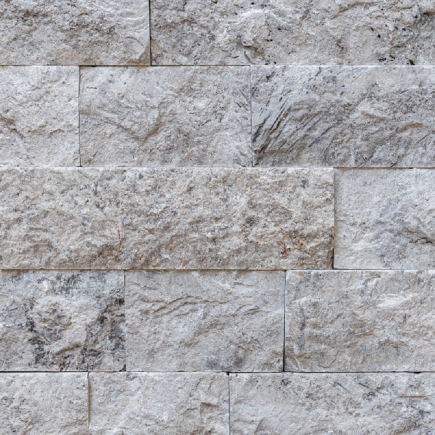 Parement Travertin SILVER BLx10x2.2 cm