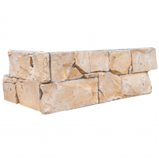 Angle Parement TRAVERTIN 28/58x20x4 cm