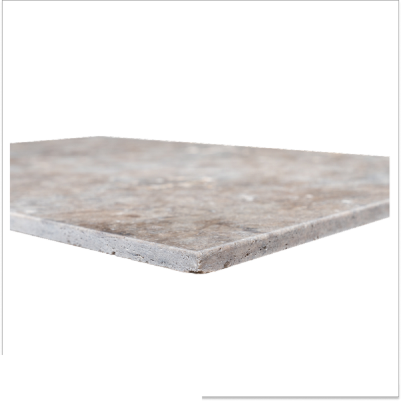 Carrelage travertin SILVER vieilli 40,6x61x1,2cm