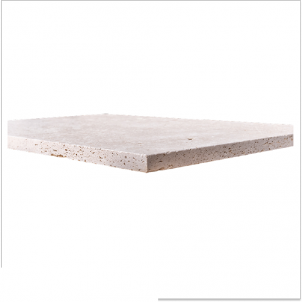 Carrelage travertin CLASSIC MIX vieilli Opus Romain ép.3cm