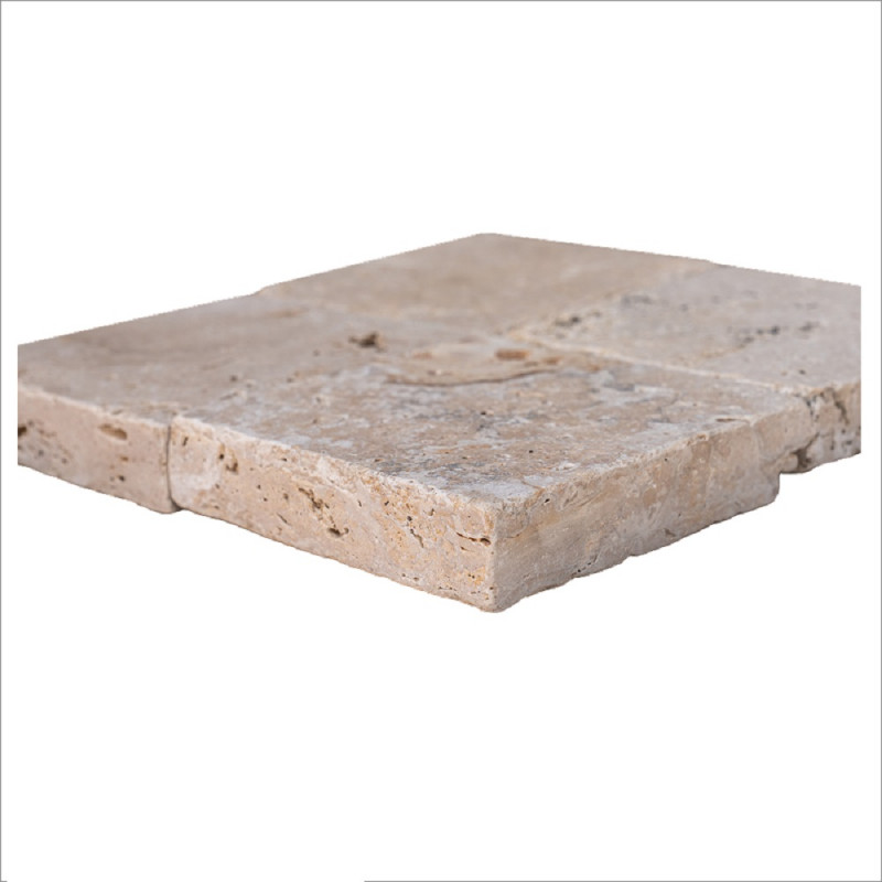 Pavé travertin MIX 2CH vieillie 15,3x15,3x3cm