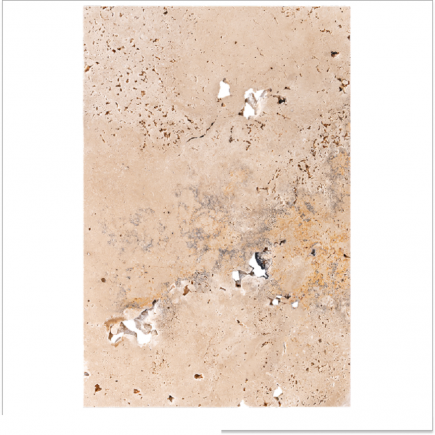 Carrelage travertin MIX COM 2 vieilli Opus Romain ép.1,2cm