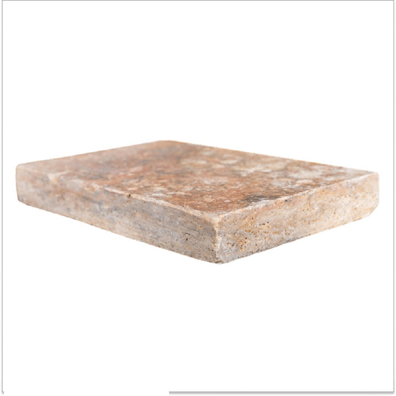 Pavé en Travertin SCABOS vieilli 15xBL ép.3cm