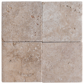 Pavé travertin CLASSIC MIX vieilli 15,3x15,3x3cm