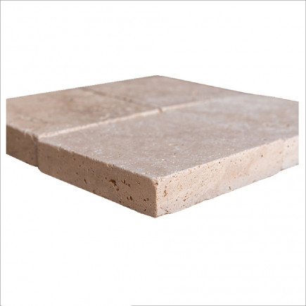 Pavé travertin CLASSIC MIX vieilli 15,3x15,3x3cm