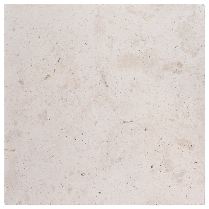 Carrelage travertin LIGHT MIX vieilli 40.6x40.6x1,2cm