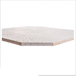 Carrelage travertin LIGHT MIX Octogone vieilli 40.6x40.6x1,2cm