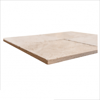 Carrelage travertin LIGHT MIX vieilli 20.3x20.3x1,2cm