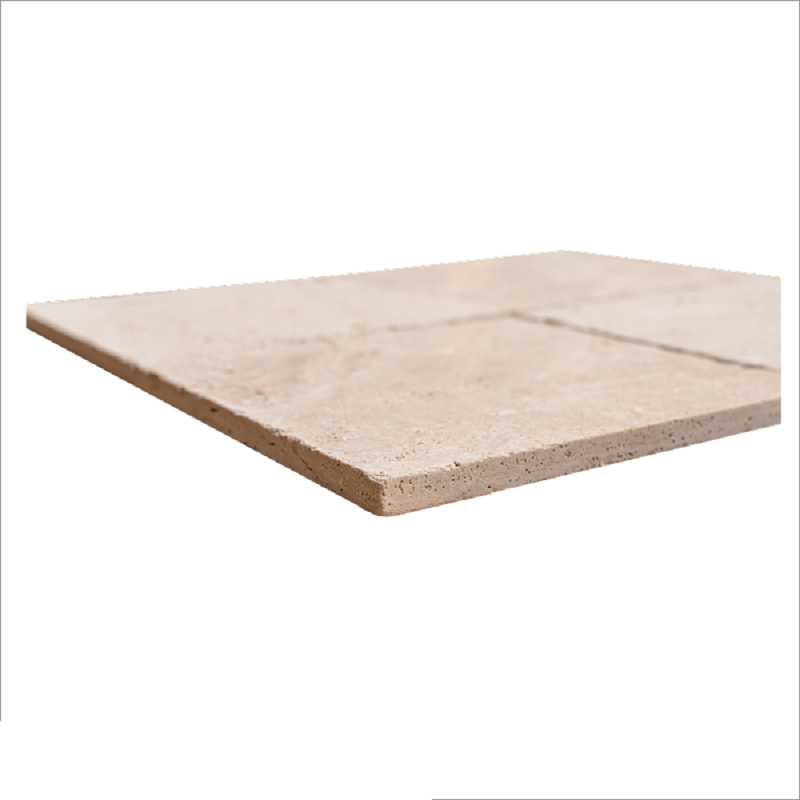 Carrelage travertin LIGHT MIX vieilli 20.3x20.3x1,2cm