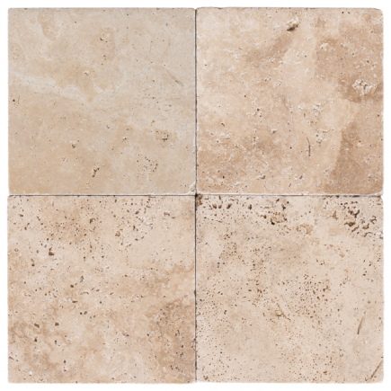 Carrelage travertin CLASSIC MIX vieilli 20.3x20.3x1,2cm