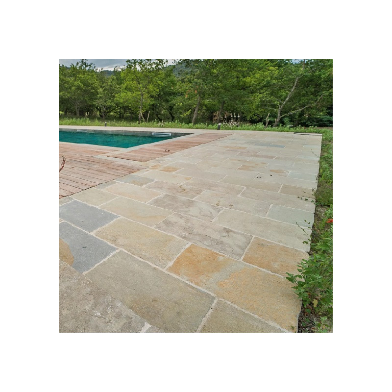 Carrelage TANDUR Jaune naturel 60x90x2.2 cm