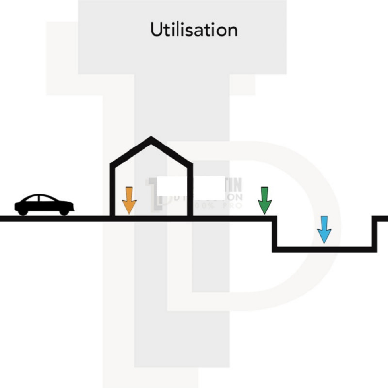 Carrelage TANDUR mélange Antiquaire BLx60x2.2 cm