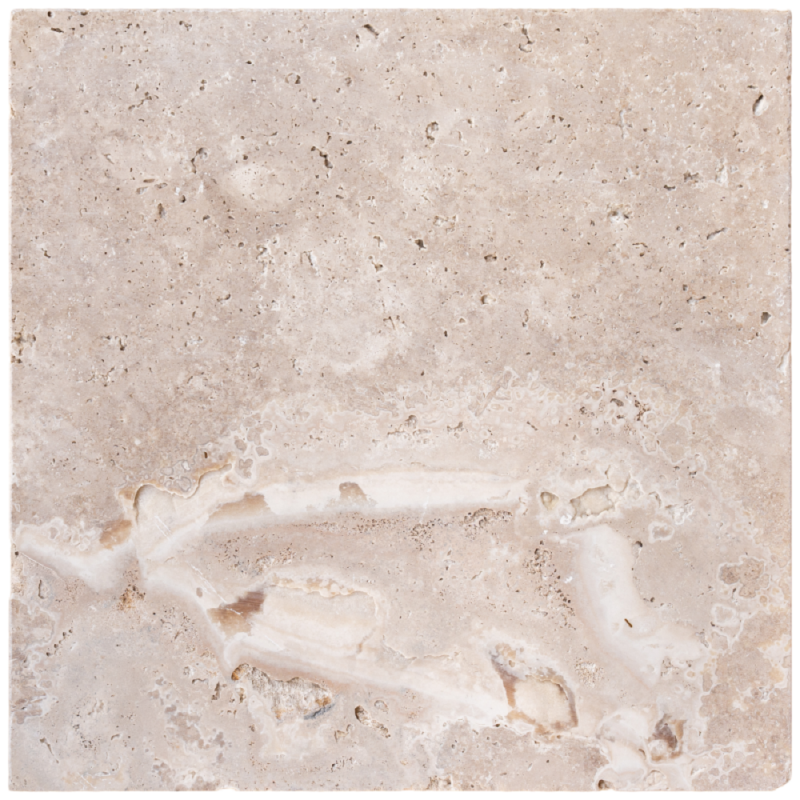 Carrelage travertin MIX 2CH vieilli 40,6x40.6x1,2cm