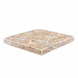 carrelage travertin SCABOS vieilli 10x10x1cm
