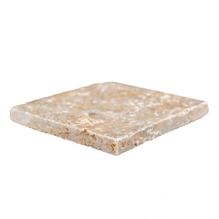 carrelage travertin SCABOS vieilli 10x10x1cm