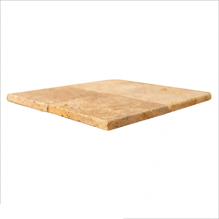 carrelage travertin JAUNE vieilli 10x10x1cm