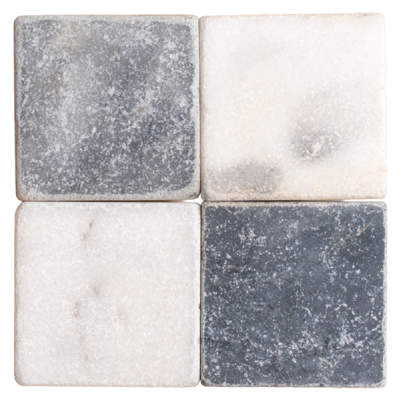 carrelage MARBRE Mélangé vieilli 10x10x1cm