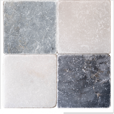 carrelage MARBRE Mélangé vieilli 10x10x1cm
