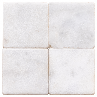 carrelage MARBRE BLANC vieilli 10x10x1cm