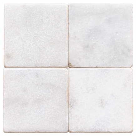 carrelage MARBRE BLANC vieilli 10x10x1cm