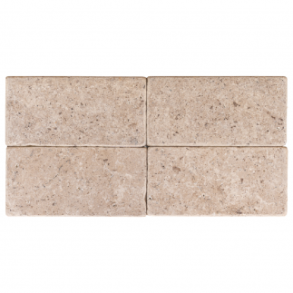 carrelage travertin MIX 2CH vieilli 7.5x15x1cm