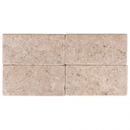 carrelage travertin MIX 2CH vieilli 7.5x15x1cm