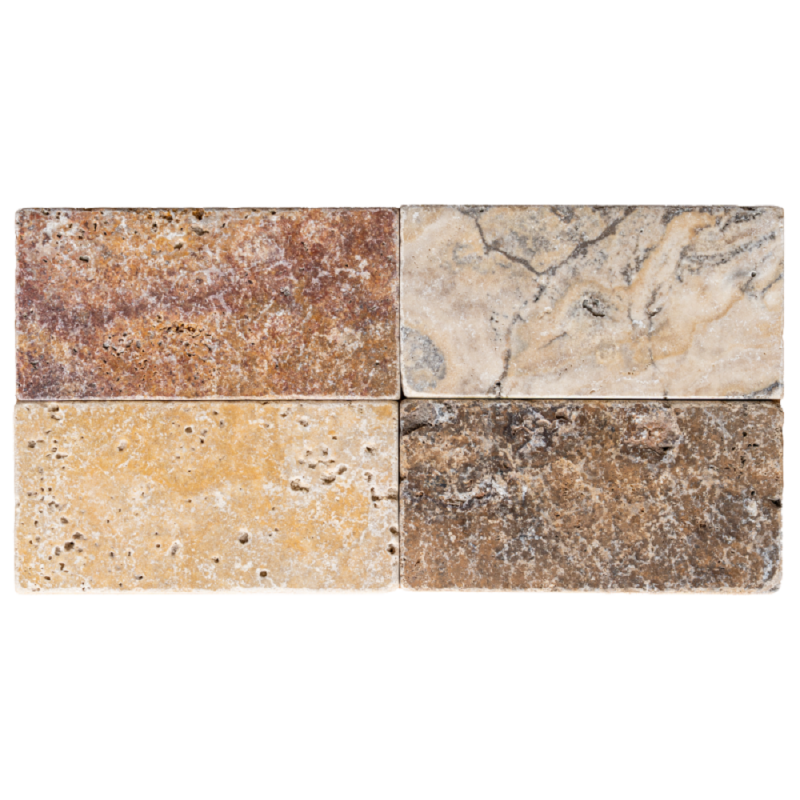 carrelage travertin SCABOS vieilli 7.5x15x1cm