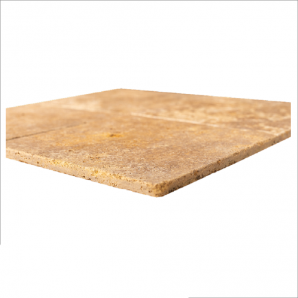 carrelage travertin JAUNE vieilli 20x20x1cm