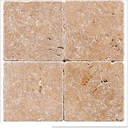 carrelage travertin NOCE vieilli 20x20x1cm
