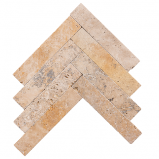 carrelage travertin MIX 2CH vieilli 25x5x1cm