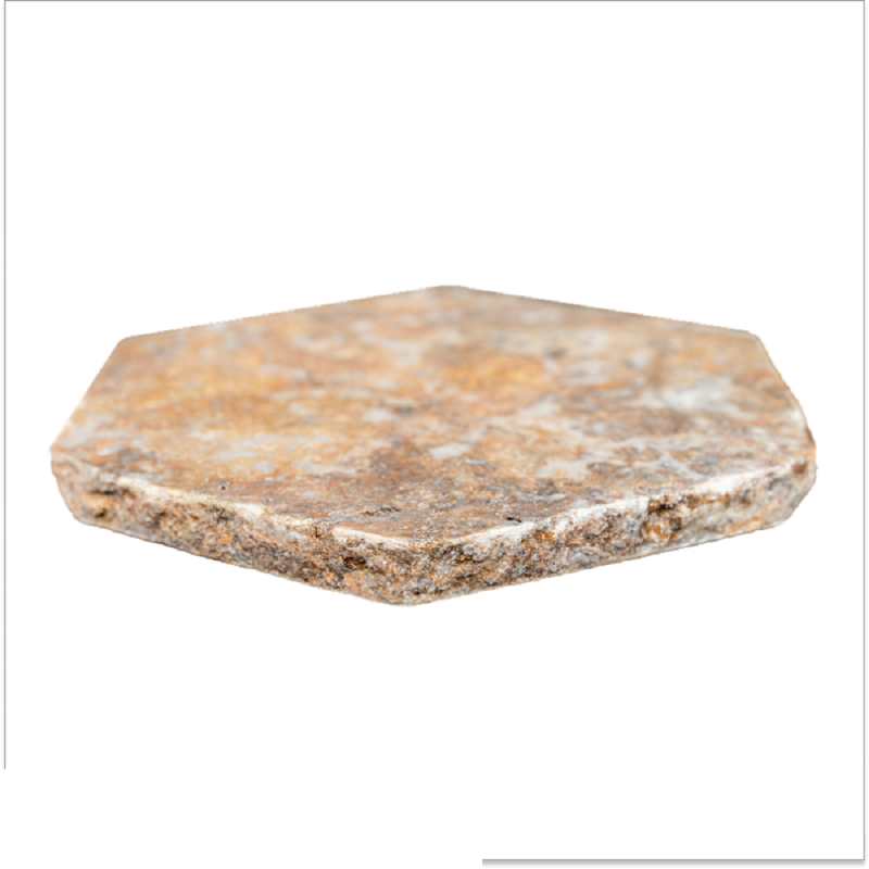 Carrelage travertin SCABOS vieilli HEXA x15x1,2cm