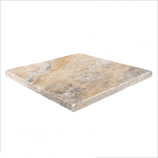 Carrelage travertin SCABOS vieilli 20.3x20.3x1,2cm