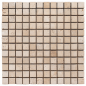 Mosaïque travertin CLASSIC MIX vieillie 2,3x2,3x1cm