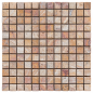 Mosaïque travertin SCABOS vieillie 2.3x2.3x1cm