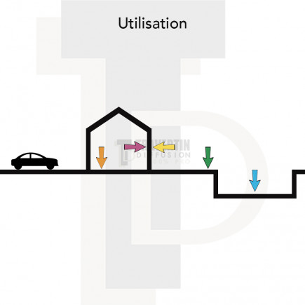 Mosaïque travertin SILVER vieillie BLx1.5x1cm