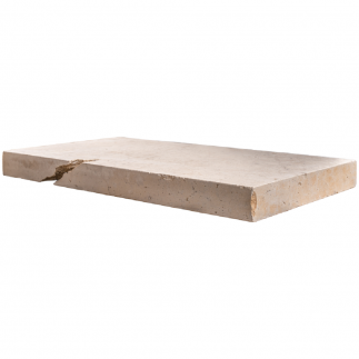 Margelle Piscine en Travertin MIX 2CH Bord Droit 33x61x5cm