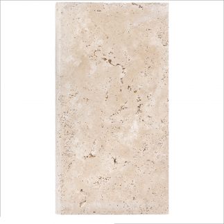 Margelle Piscine en Travertin MIX 2CH Bord Rond 33x61x3/1.2cm