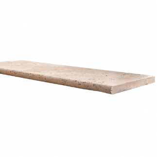 Marche en Travertin MIX 2CH Bord Rond 100x33x3cm