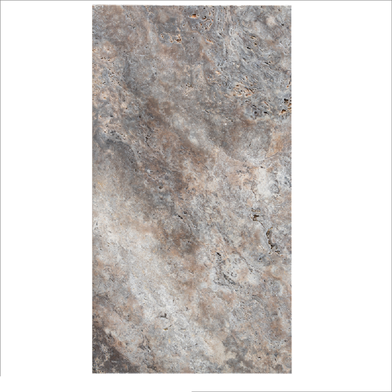 Margelle Piscine en Travertin SILVER Bord Droit 33x61x5cm