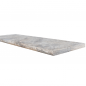 Marche en Travertin SILVER Bord Rond 100x33x3cm