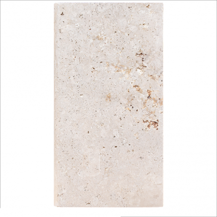 Margelle Piscine en Travertin CLASSIC MIX Bord Rond 33x61x5cm