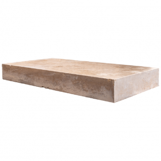 Margelle Piscine en Travertin CLASSIC MIX Bord Droit 33x61x7cm