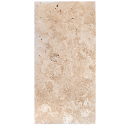 Margelle Piscine en Travertin CLASSIC MIX Bord Droit 33x61x7cm