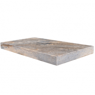 Margelle Piscine en Travertin SCABOS Bord Droit 33x61x5cm