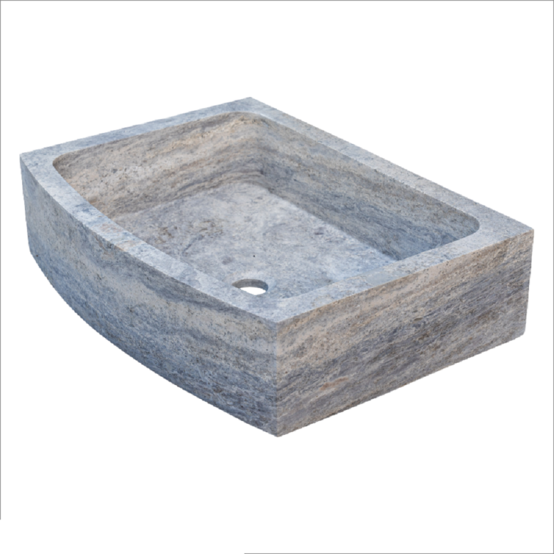 Evier 1 bac travertin Silver 70x52xH18cm