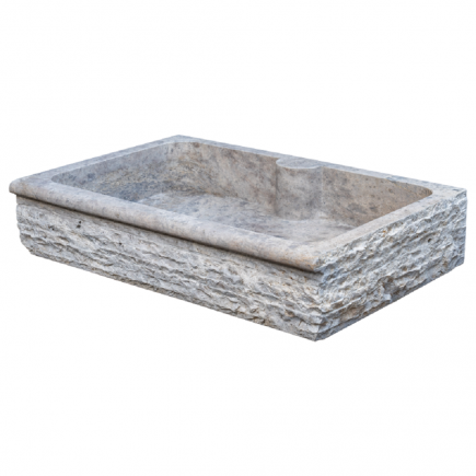 Evier 1 bac travertin Silver 90x60xH18cm