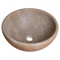 Vasque AVA travertin Noce - D.40xH16cm